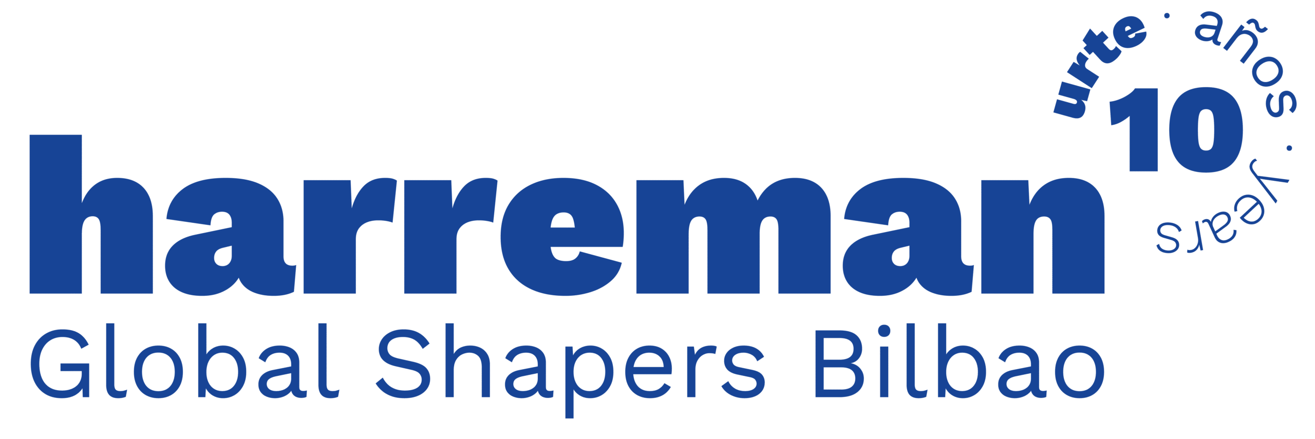 harreman 10 urte logo